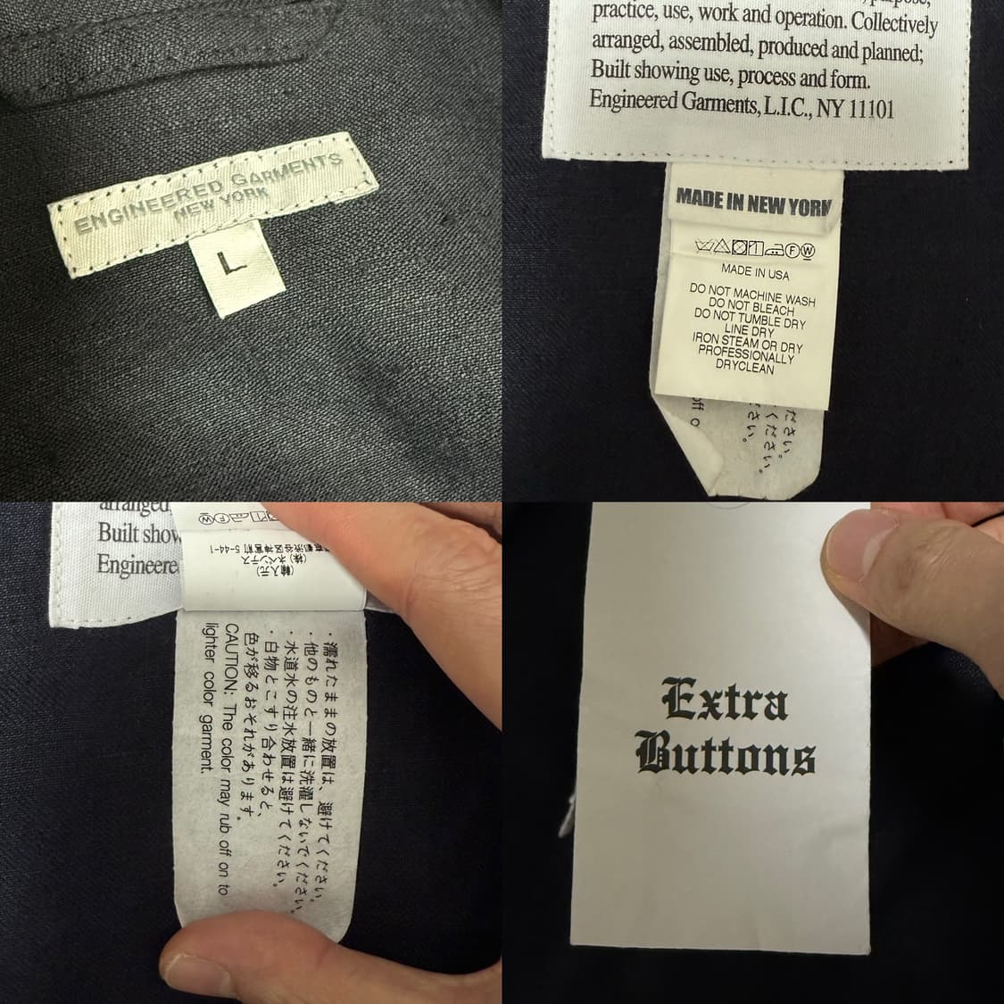 엔지니어드 가먼츠 D SUM JACK - LINEN TWILL 상품이미지5