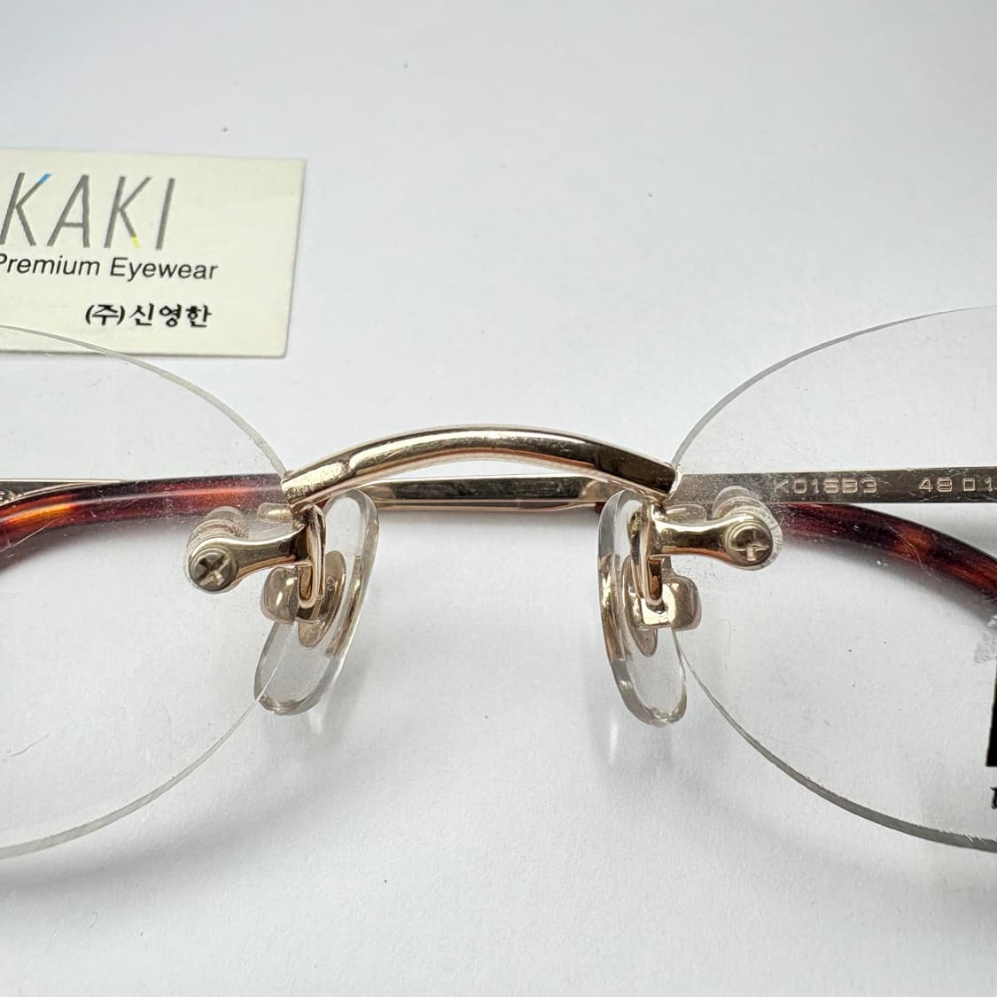 빈티지 무테 안경(카키(KAKI) 프리미엄 무테) 상품이미지3