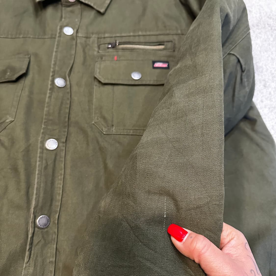 디키즈 워크웨어 카키 후디 자켓2XL 상품이미지8