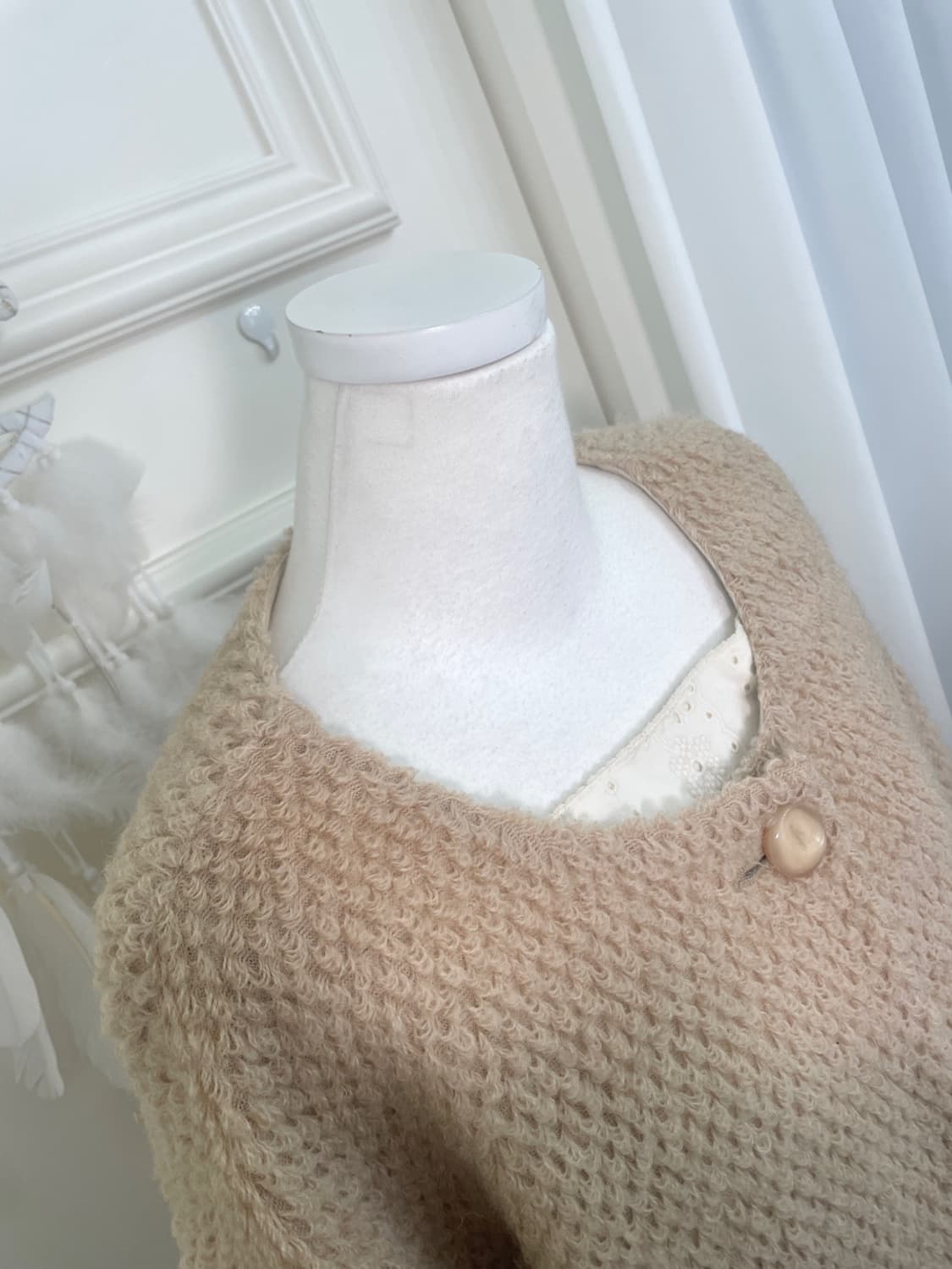 latte mori wool pocket jacket(size-M) 상품이미지5