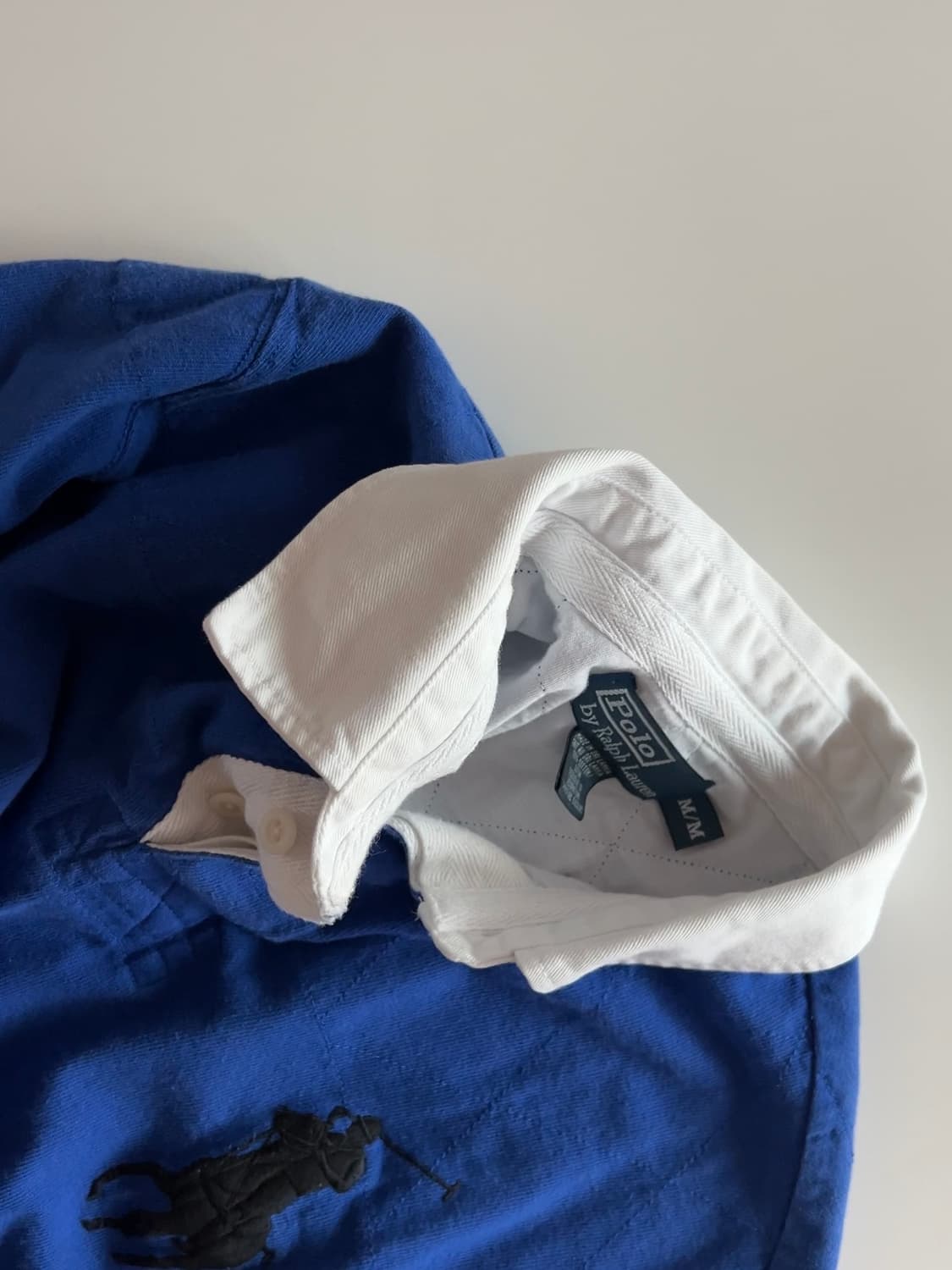 폴로 랄프로렌 빅포니 럭비 셔츠 M 상품이미지5