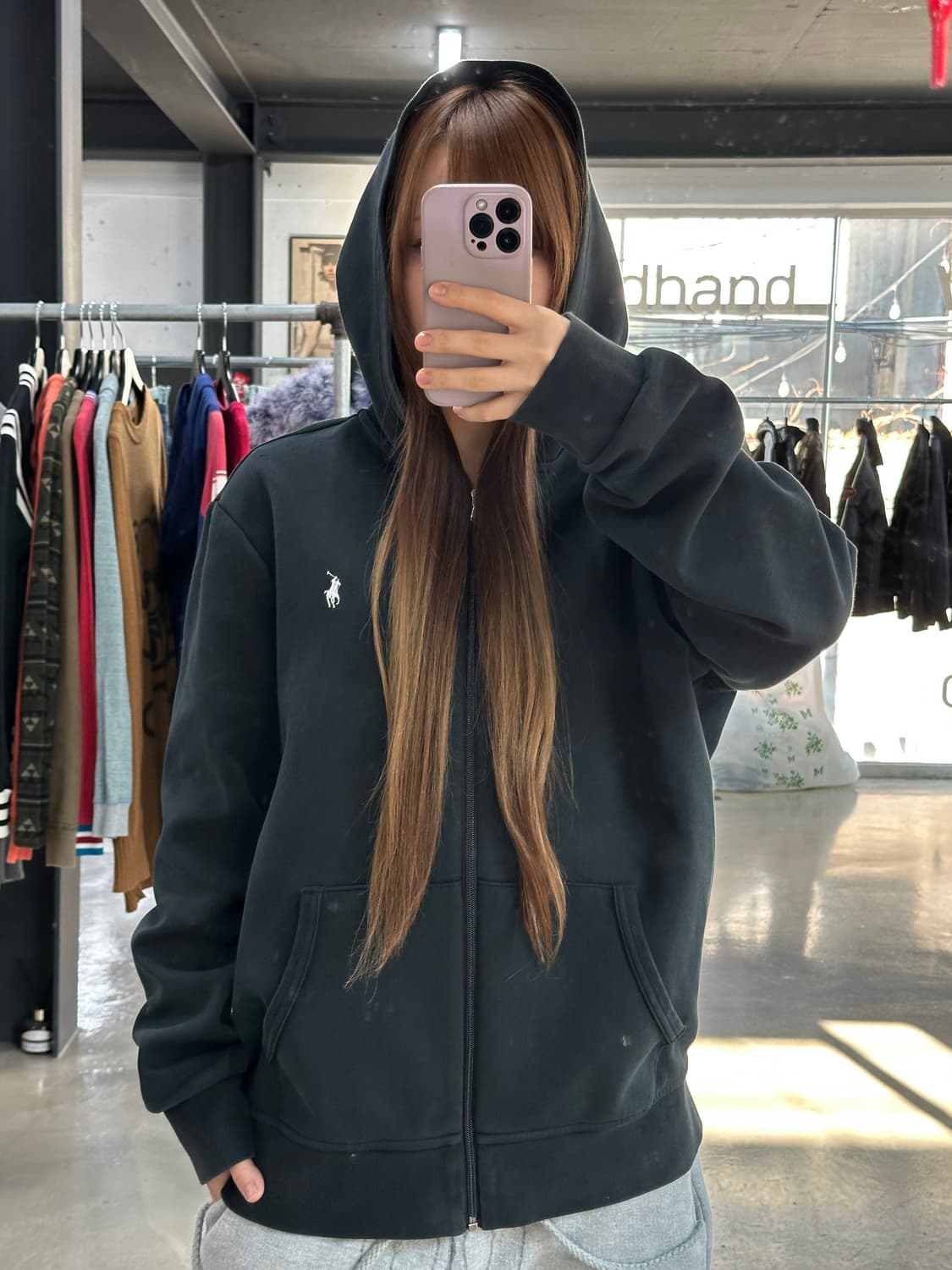 폴로랄프로렌 큐알텍 후드집업 상품이미지3