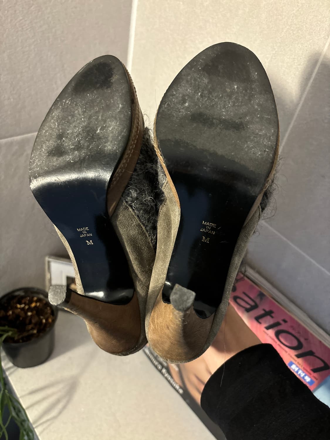 Jpn 나폴레옹 니트 하이힐 상품이미지6