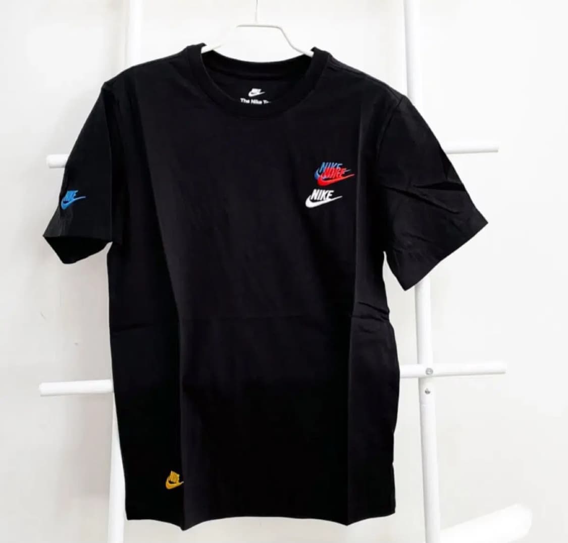 정품)나이키 멀티로고블랙반팔티셔츠95새상품미사용 상품이미지1