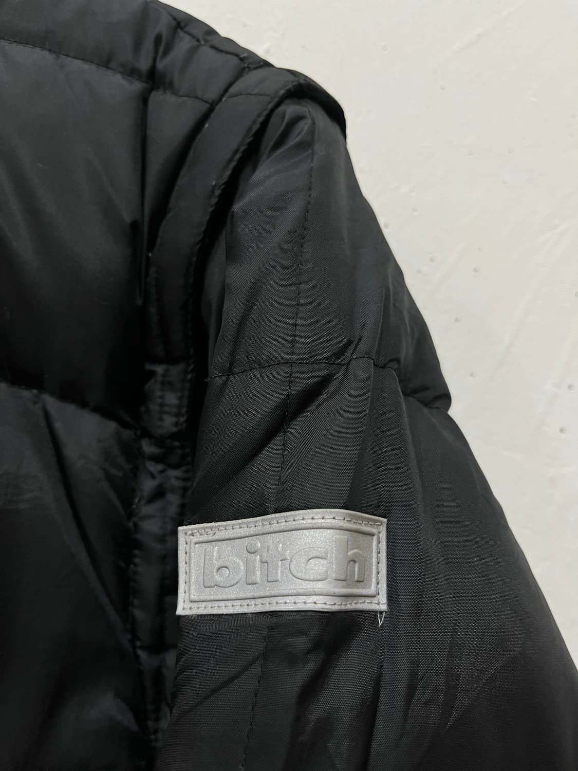 90s 비치 스케이트보드 2way 다운 패딩 상품이미지4