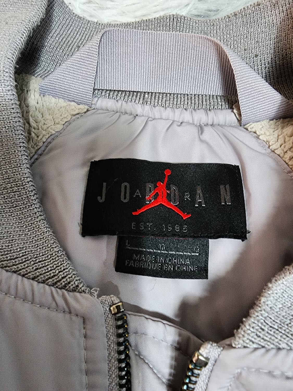 조던 Nike Air 봄버 자켓 그레이 상품이미지4