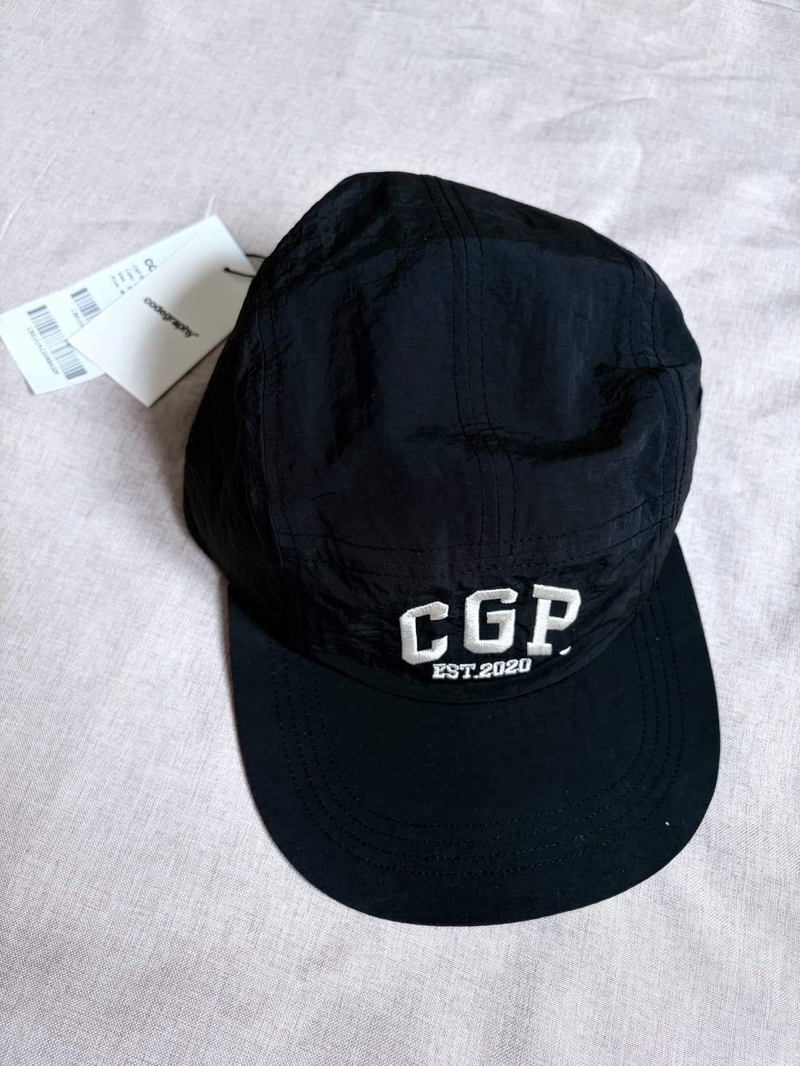 코드그라피 CGP 아치 로고 캠프캡 블랙 상품이미지4