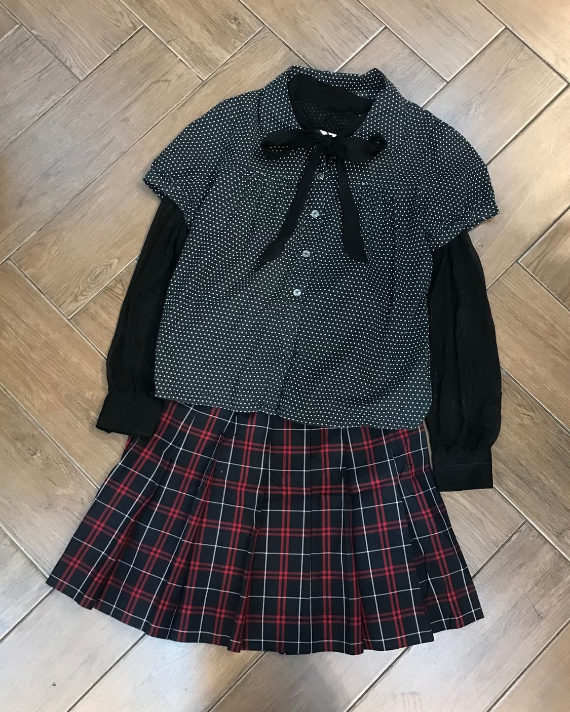 도트 캐캐체 코디 세트 🤍 상품이미지4