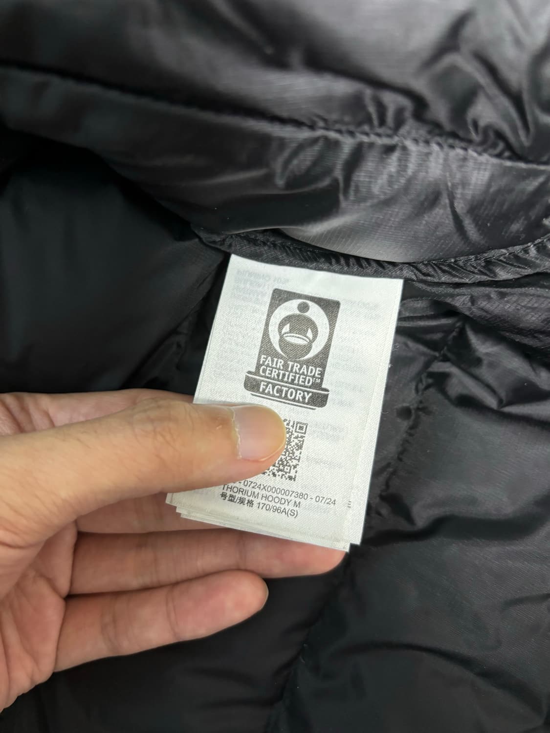 [S] 아크테릭스 토륨 후디 블랙 상품이미지5