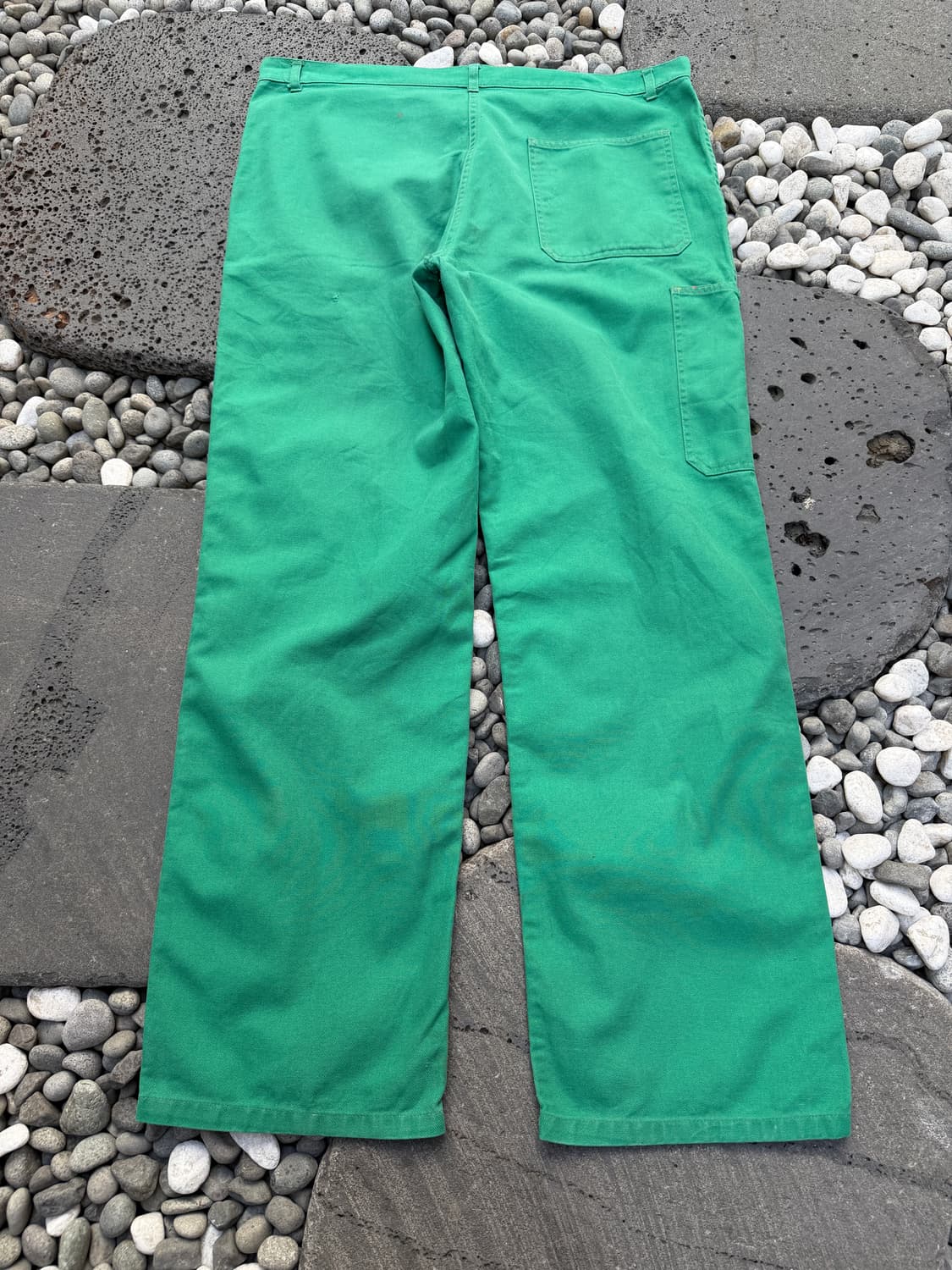 1980s GREEN FRENCH WORK PAINTER 프렌치워크팬츠 상품이미지2