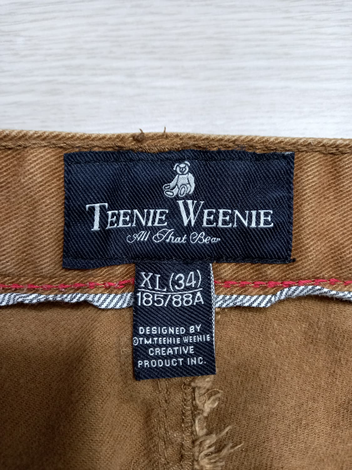 34 TEENIE WEENIE 스판 슬림일자진 연브라운 34-527 상품이미지7