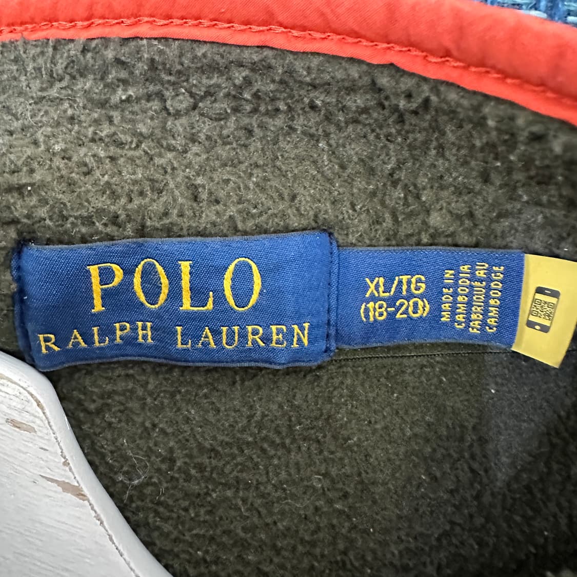 [18-20XL] 폴로 반집업 플리스 상품이미지2