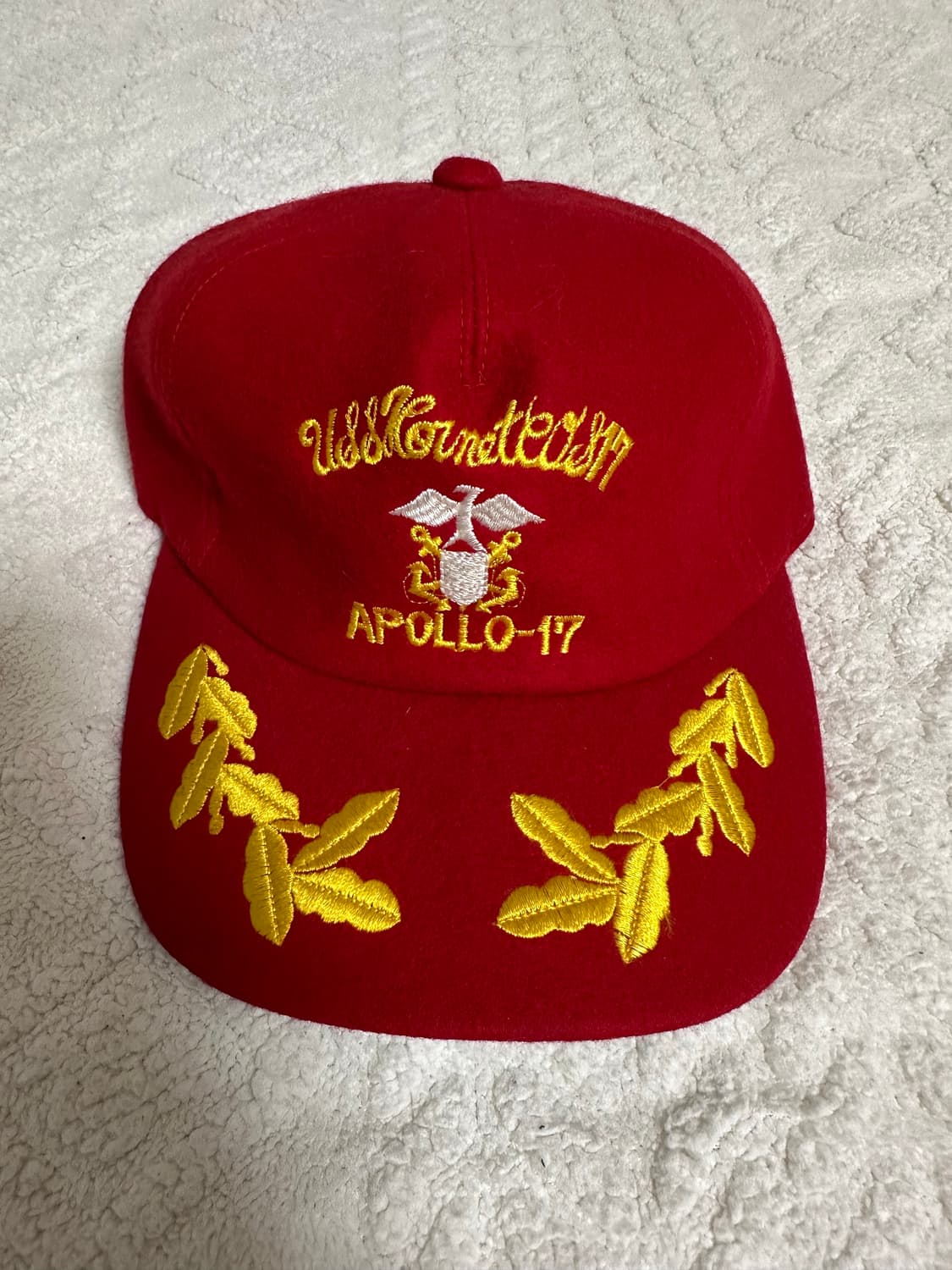 빈티지 아폴로 17 볼캡 레드 상품이미지1