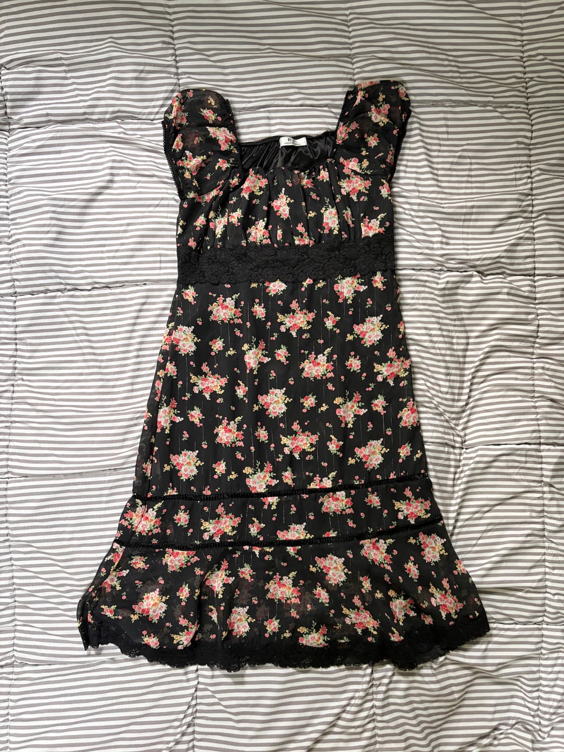 빈티지 백예린 플라워 플로랄 원피스 상품이미지1