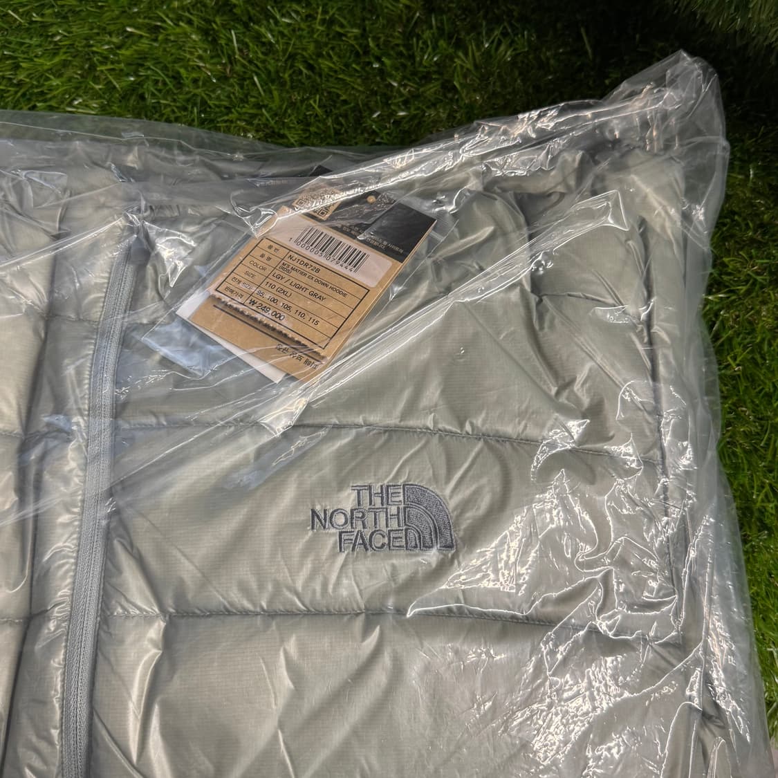 노스페이스 마티에르 EX RDS 다운 후디 라이트 그레이 25FW  상품이미지2