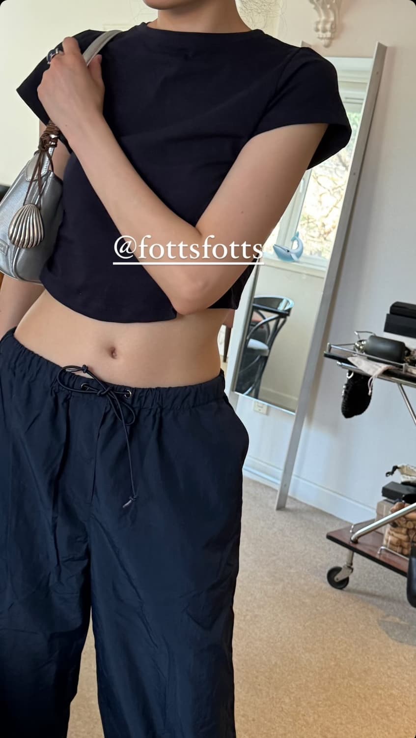 포츠포츠 SCOOP TEE NAVY 스쿱 티 상품이미지3