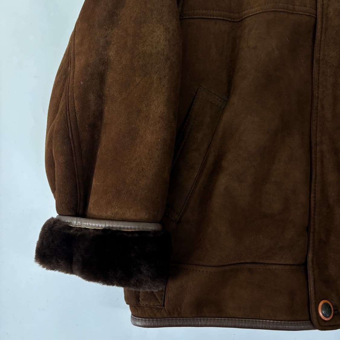 입생로랑 양피양모 스웨이드 무스탕 상품이미지4