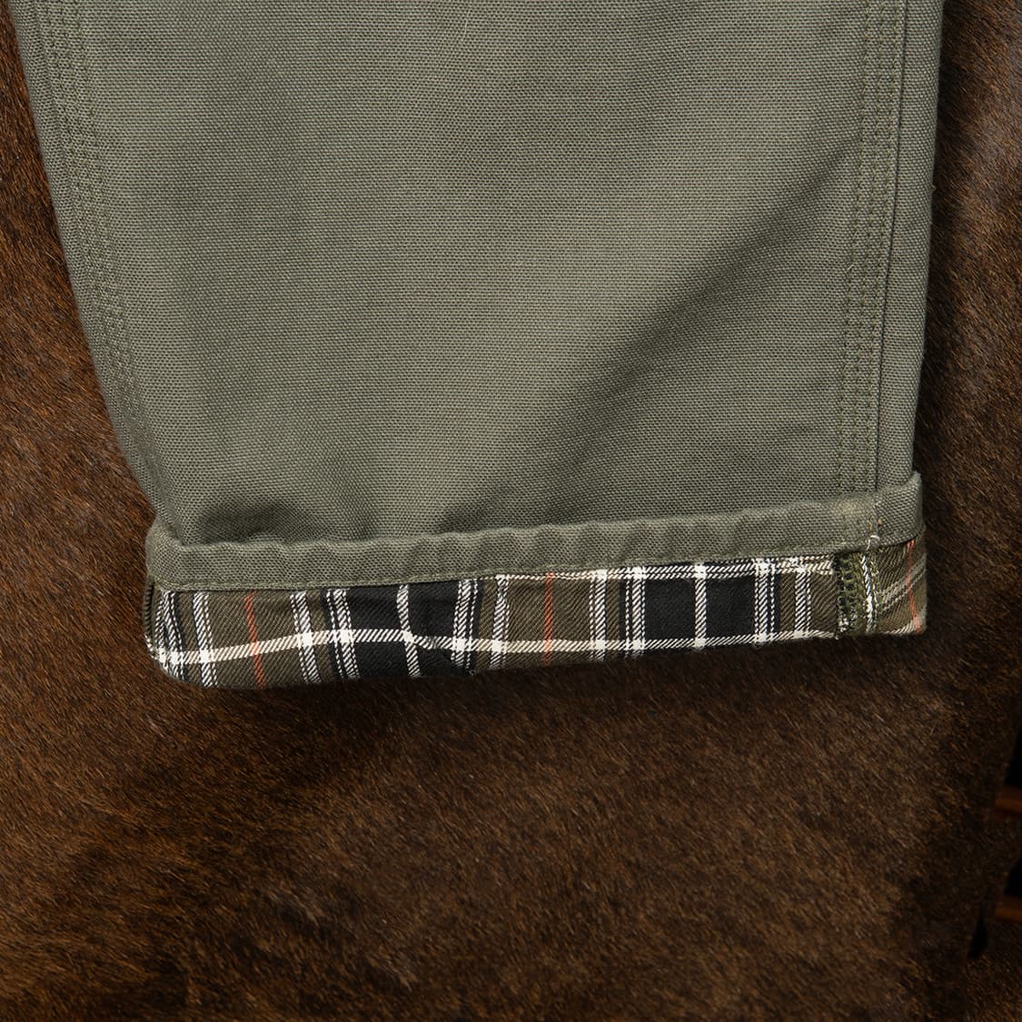 [36] 칼하트 B111 MOS 플란넬 라이닝 싱글니 카펜터 팬츠  상품이미지6