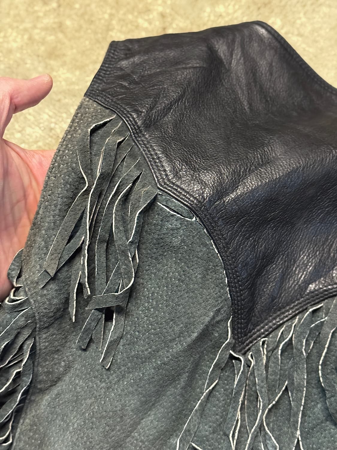 M ) HARLEY-DAVIDSON Leather Vest 상품이미지7