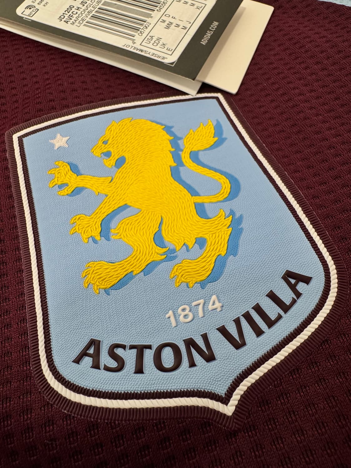 24-25 아스톤빌라 어센틱 홈 정품 유니폼 M 상품이미지4