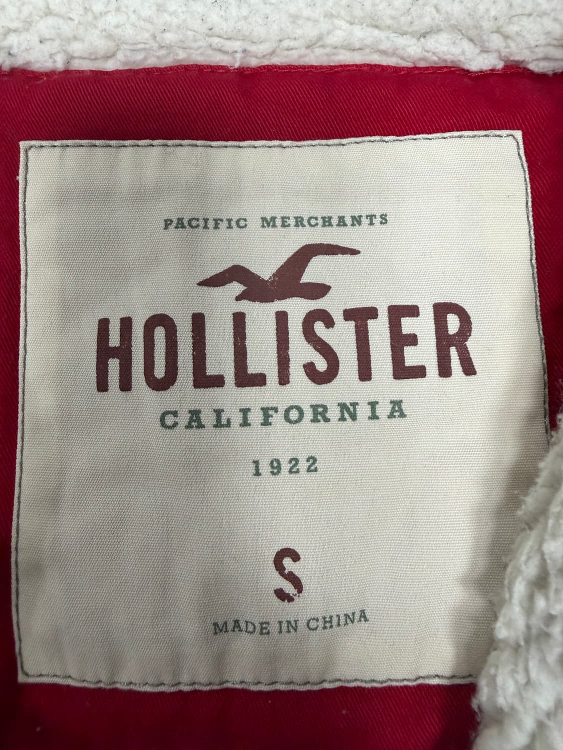 홀리스터 그레이 양털 후드집업 s 상품이미지3