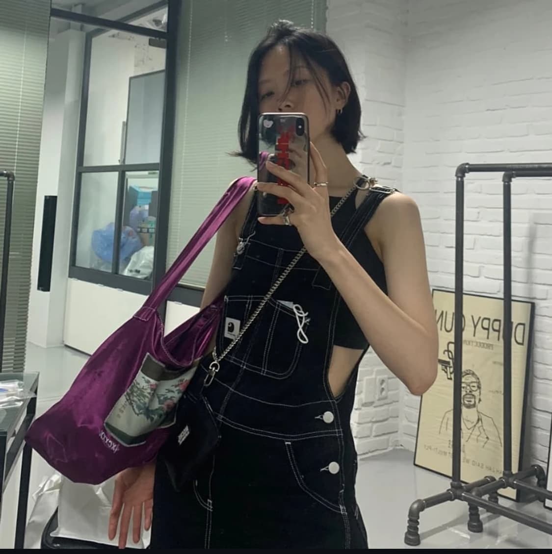 칼하트 WIP 빕 드레스 원피스 PN8670 상품이미지2