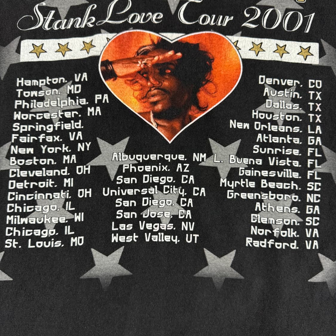 빈티지 2001 Outkast Stank Love 아웃캐스트 랩티셔츠 상품이미지7