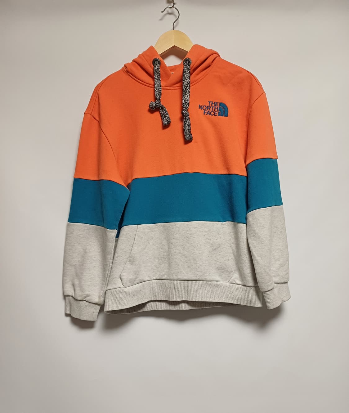 ✨노스페이스 3컬러 블록 후드티 L✨ 상태 A- / 데일리 추천 상품이미지1