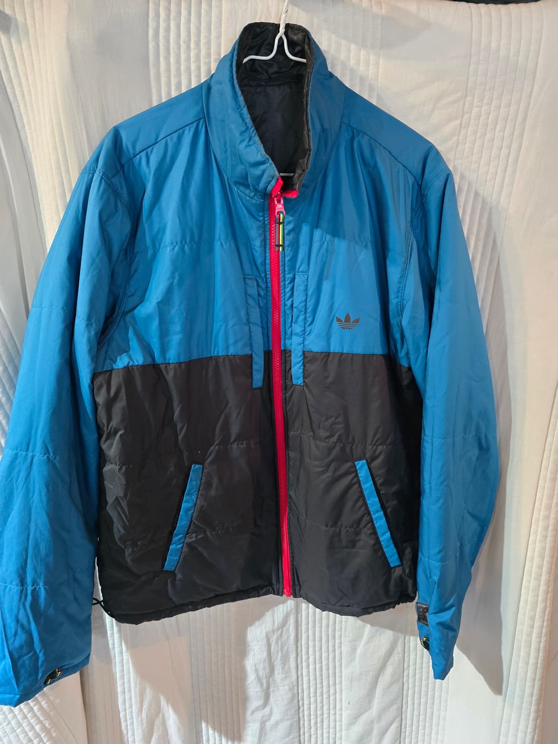 아디다스 블루/블랙 바람막이 점퍼 상품이미지2