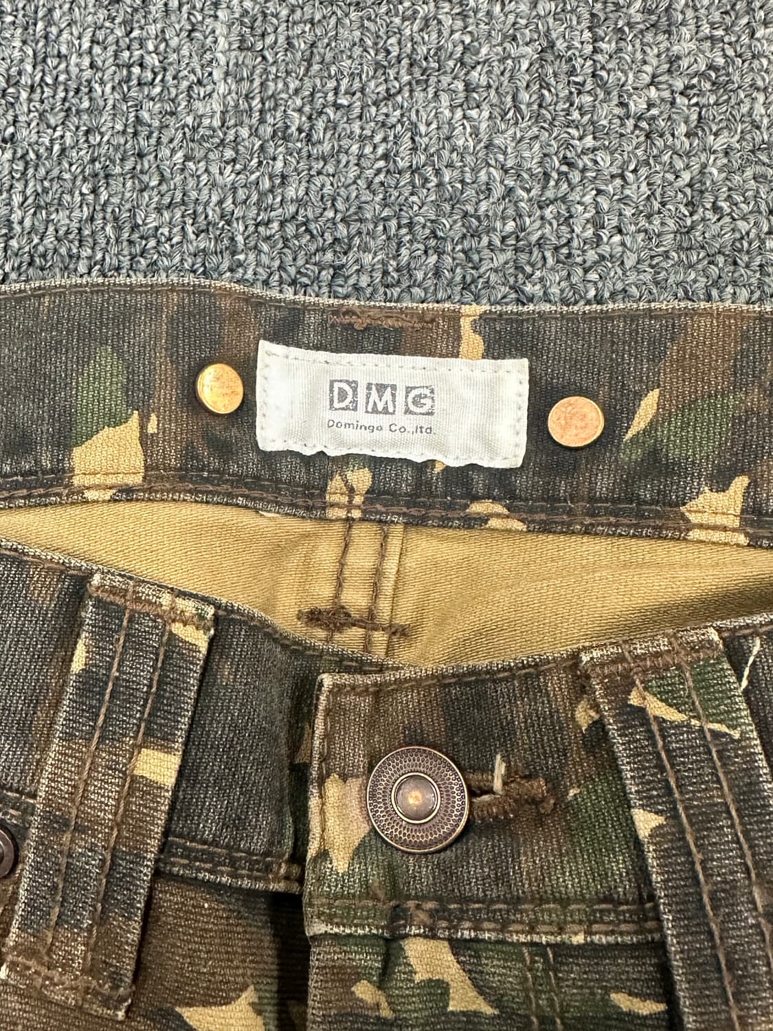 M)Japanese vintage 여성 카모 캐주얼 팬츠 상품이미지2