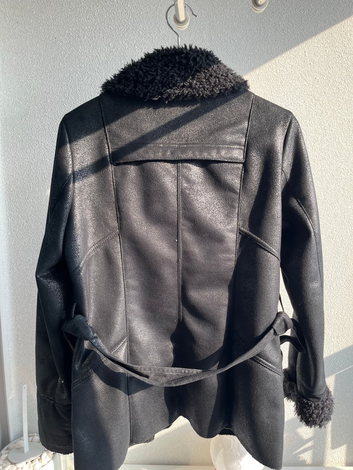 Vintage Safari shearling short coat 상품이미지2