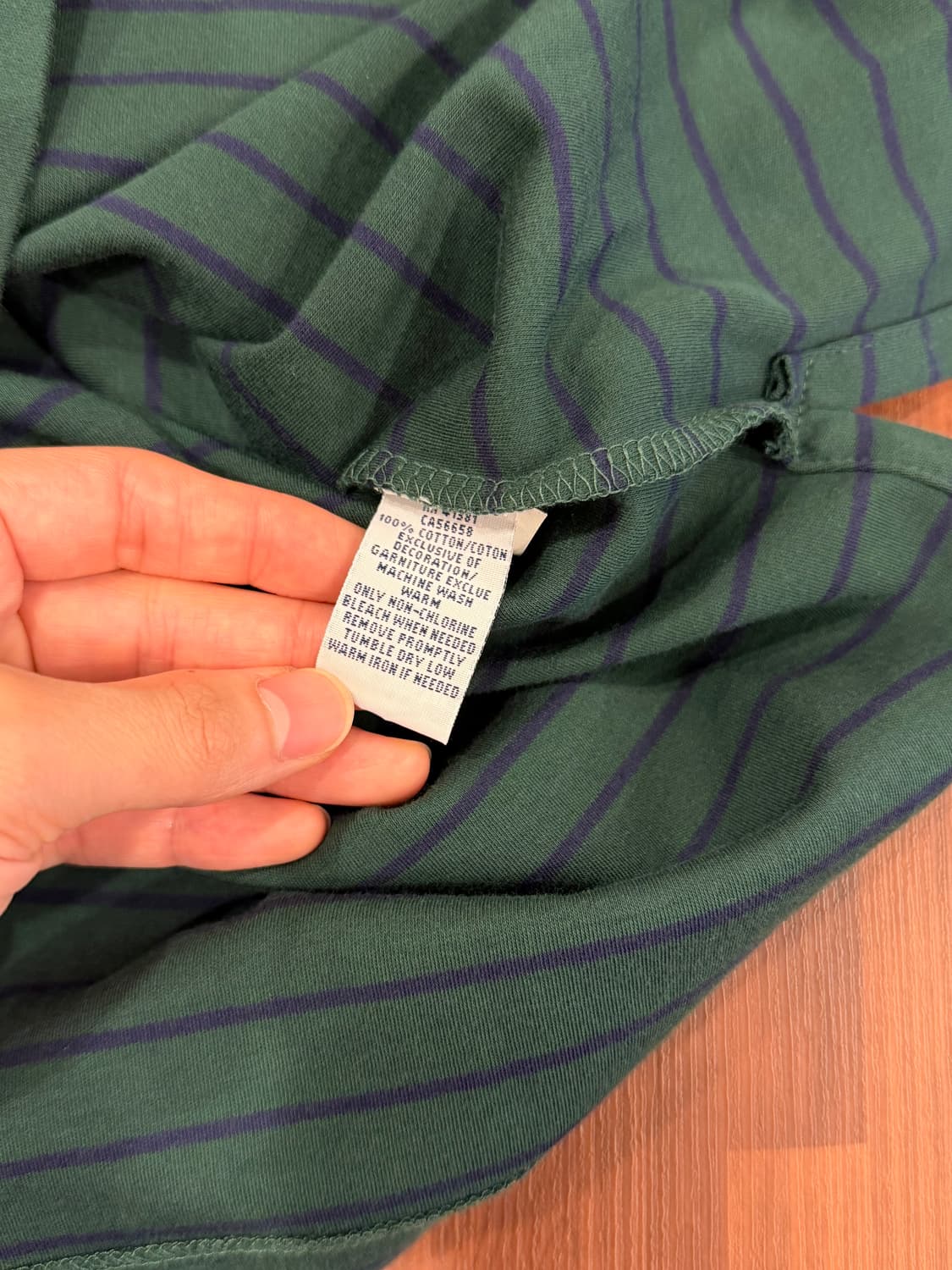 Polo RL 폴로 랄프로렌 스트라이프 pk 반팔 티셔츠 (green) 상품이미지8