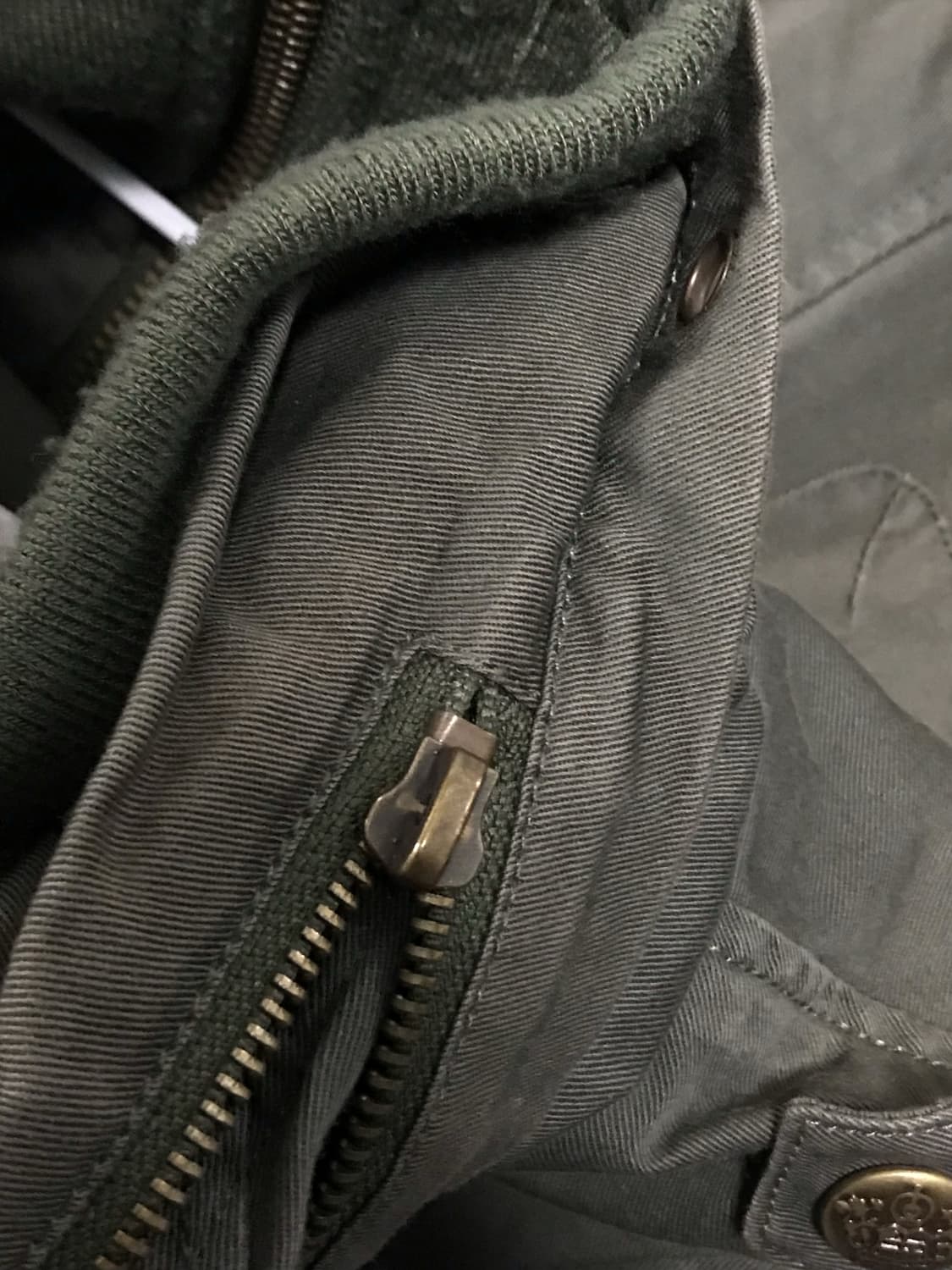 빈티지 00s y2k 하이넥 집업 버튼 자켓 점퍼 상품이미지10