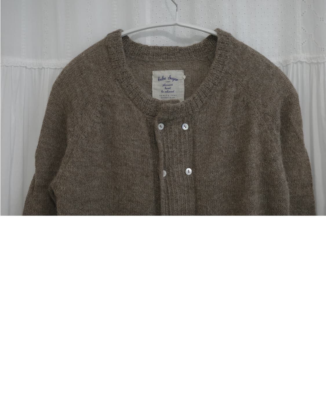 Alpaca Double-Button Cardigan 상품이미지3