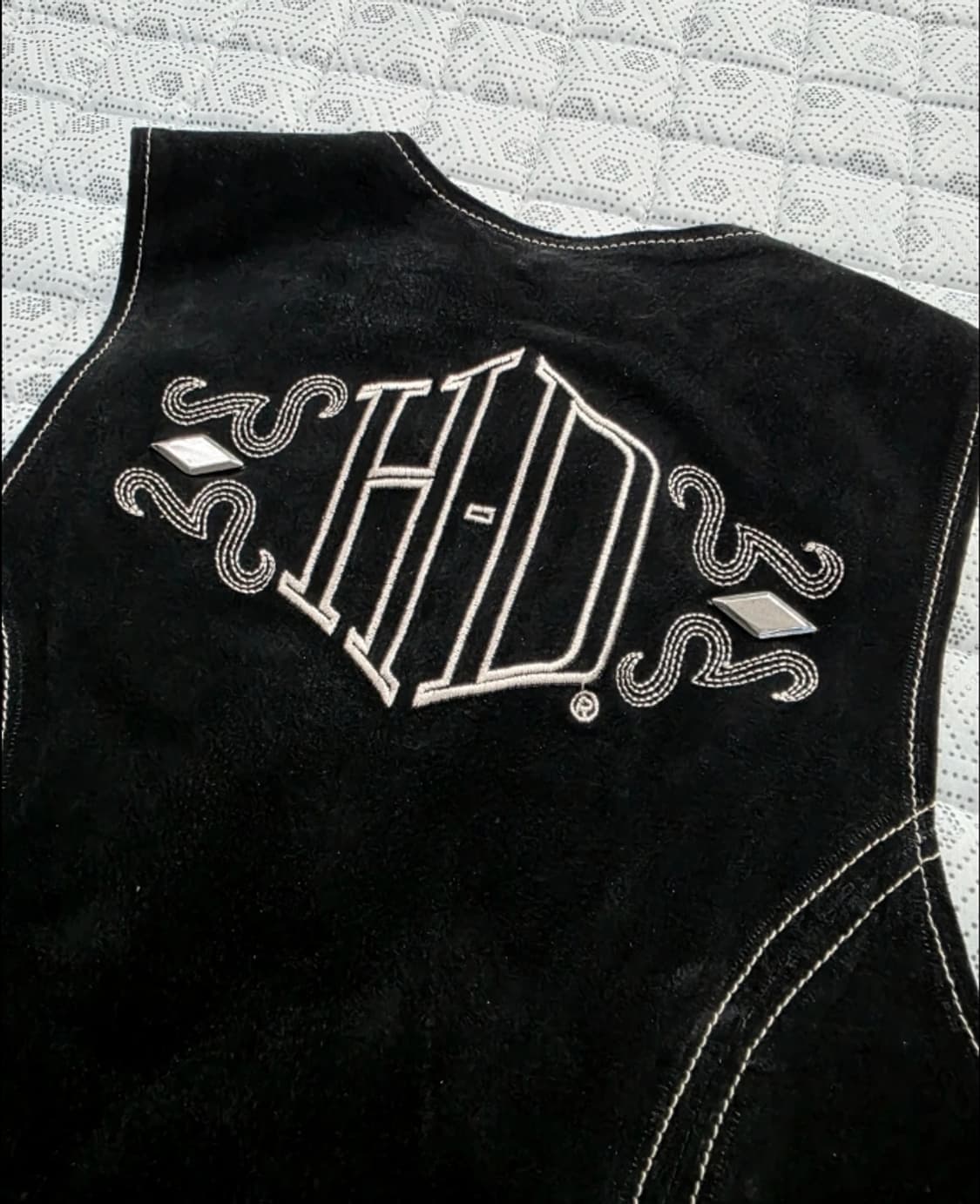 할리데이비슨 여성 스웨이드 레더 베스트 S 상품이미지5