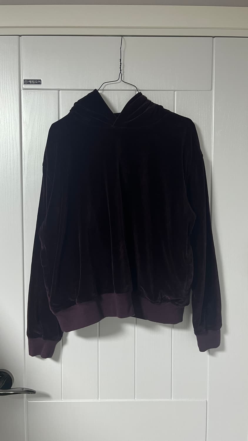 언유즈드 벨벳 후드 상품이미지1