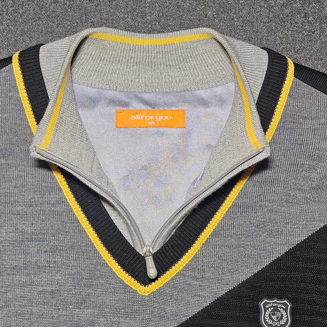 All For You 남성 반집업 방풍니트 105 상품이미지3