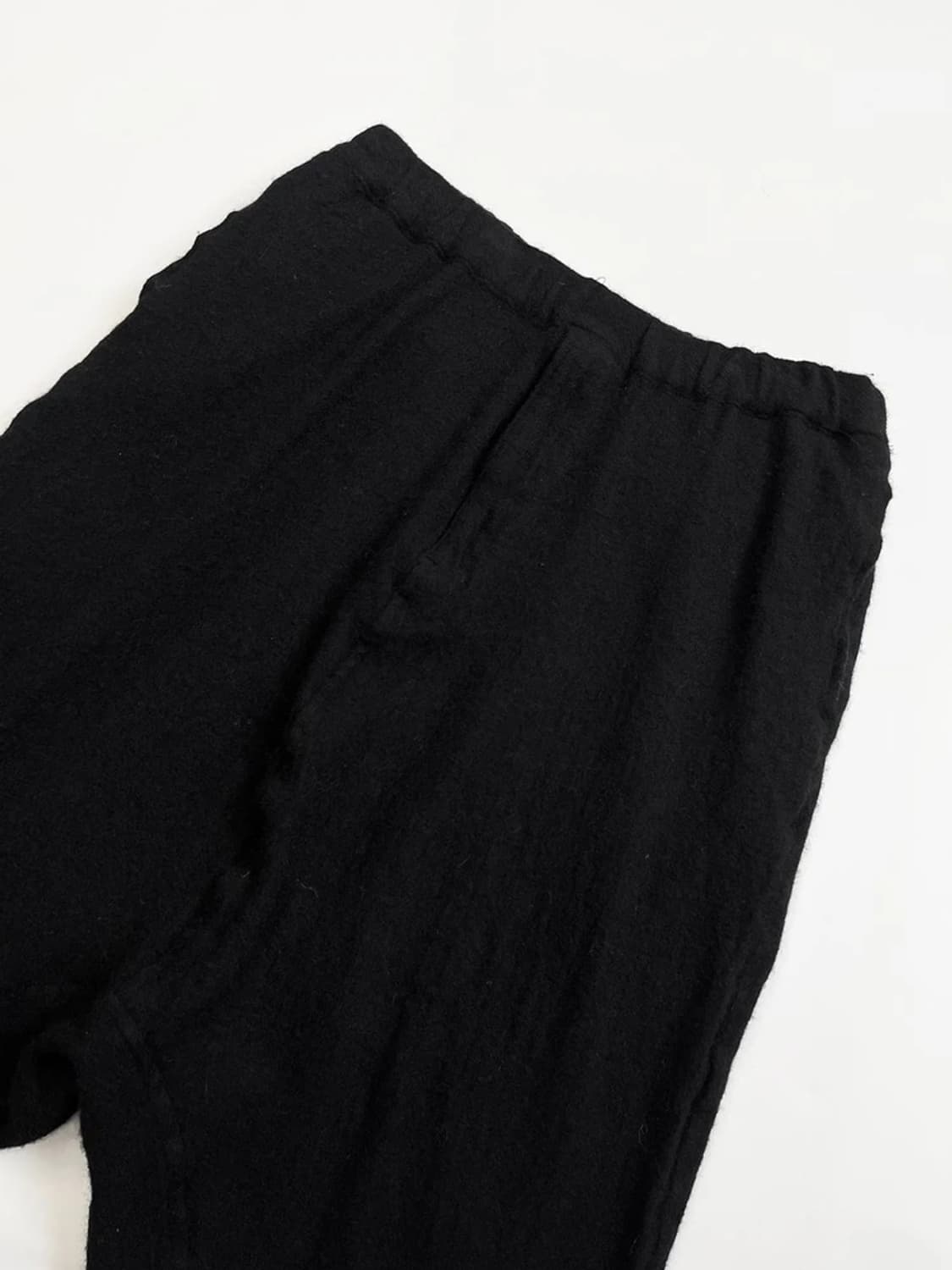 꼼데가르송블랙 집플라이 울 배기 팬츠 PN4173 상품이미지3