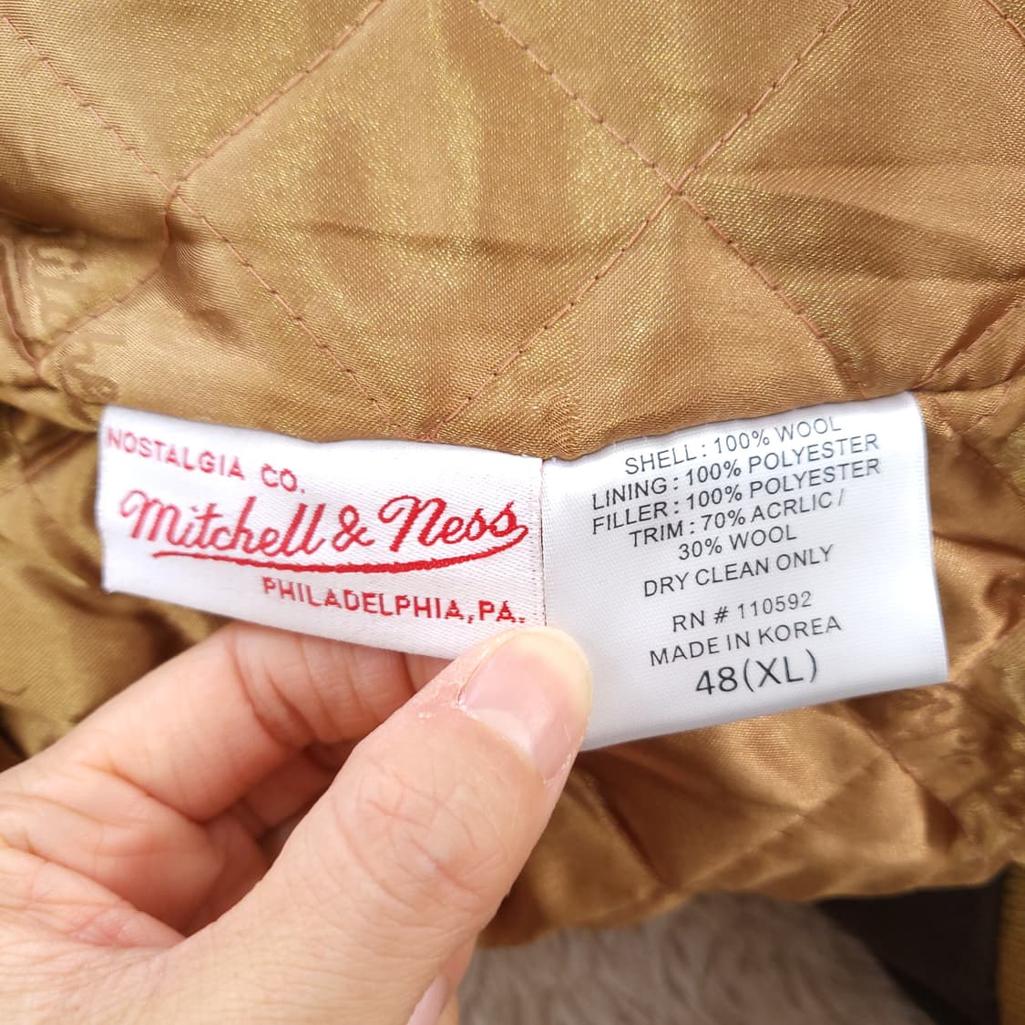 미첼앤네스 항공점퍼 바시티 Xl 상품이미지5