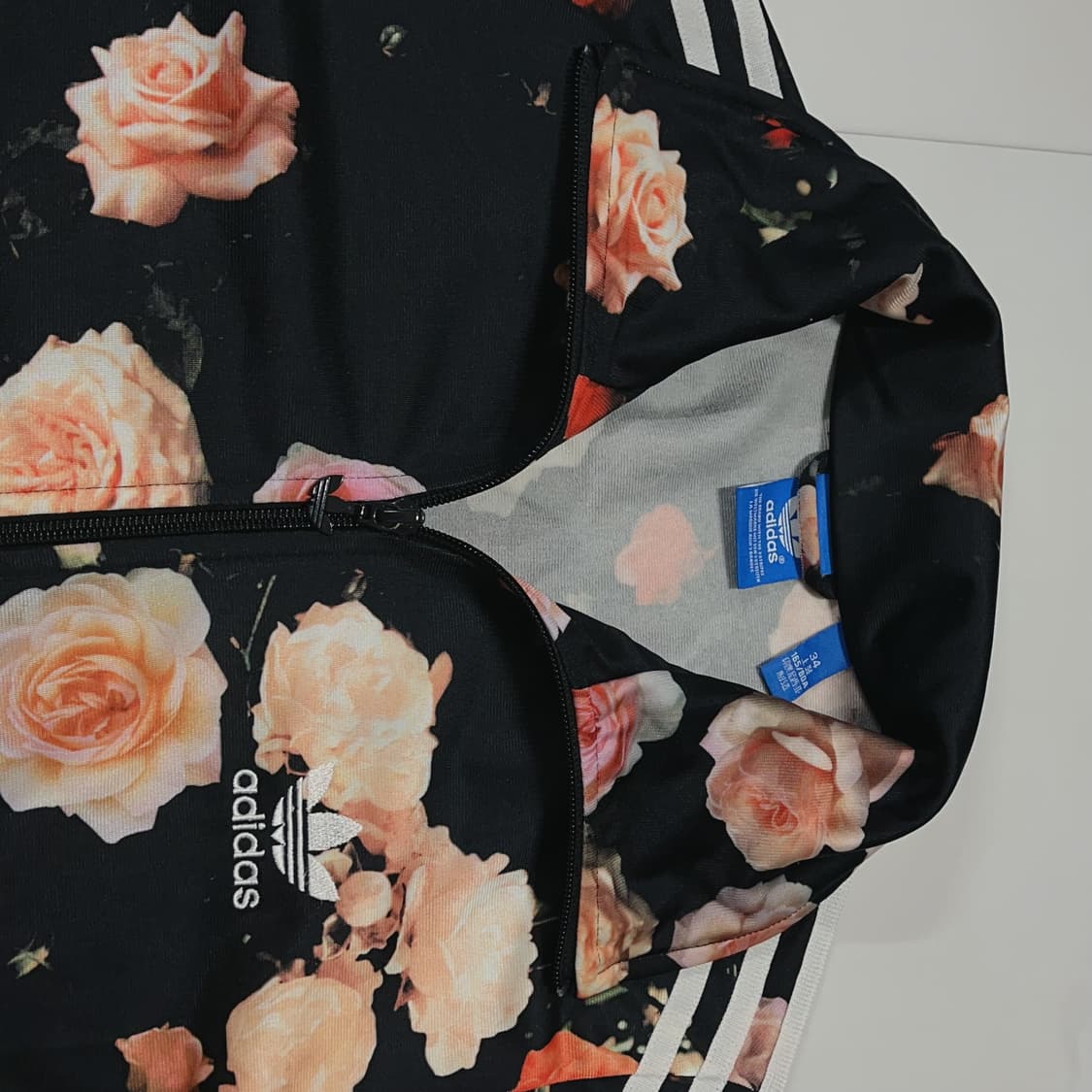 [정품] 아디다스 블랙 플라워 삼선 져지 [ 34 ] 상품이미지3