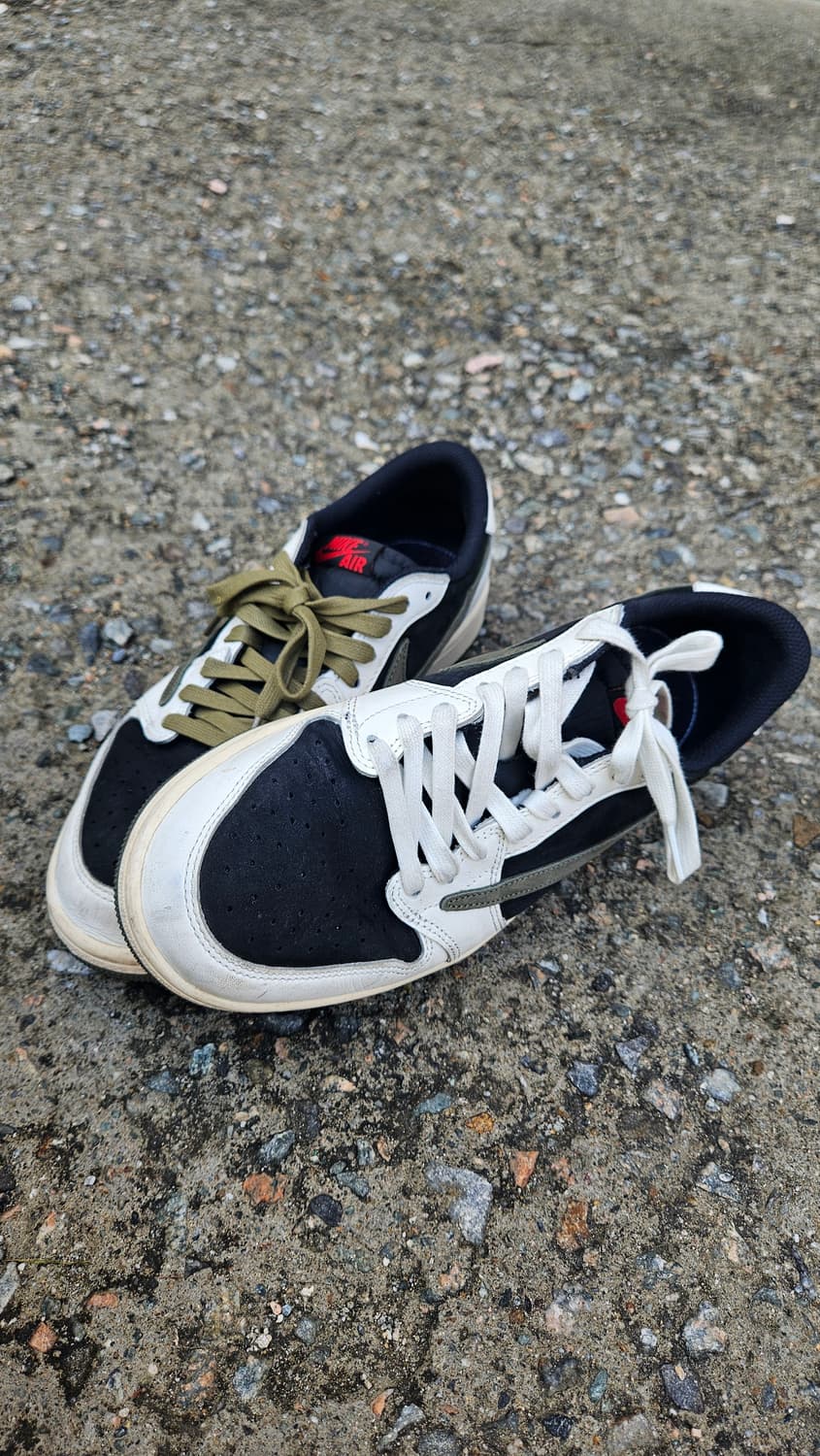 트래비스 스캇 레트로 로우 미디움 올리브 270 상품이미지4