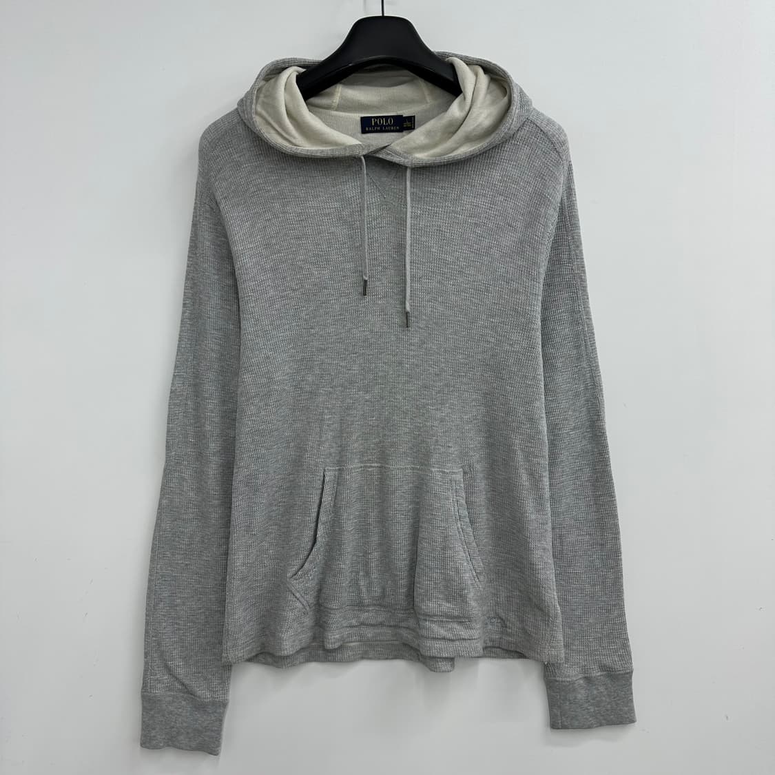 100 폴로 랄프로렌 남자 와플 롱슬리브 후드티 상품이미지1