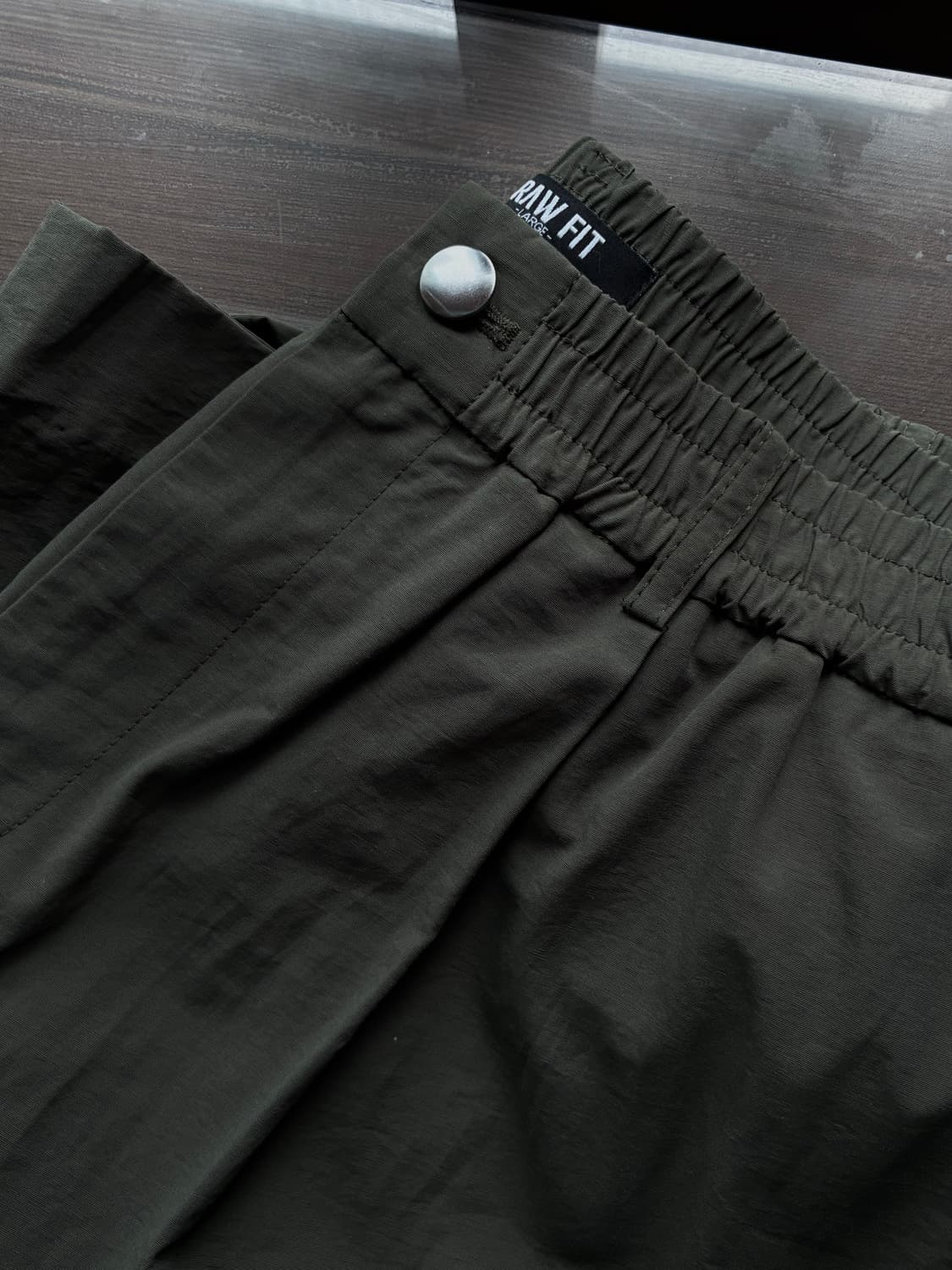 (L) 드로우핏 디테쳐블 퍼티그 와이드 팬츠 [KHAKI] 판매 상품이미지9