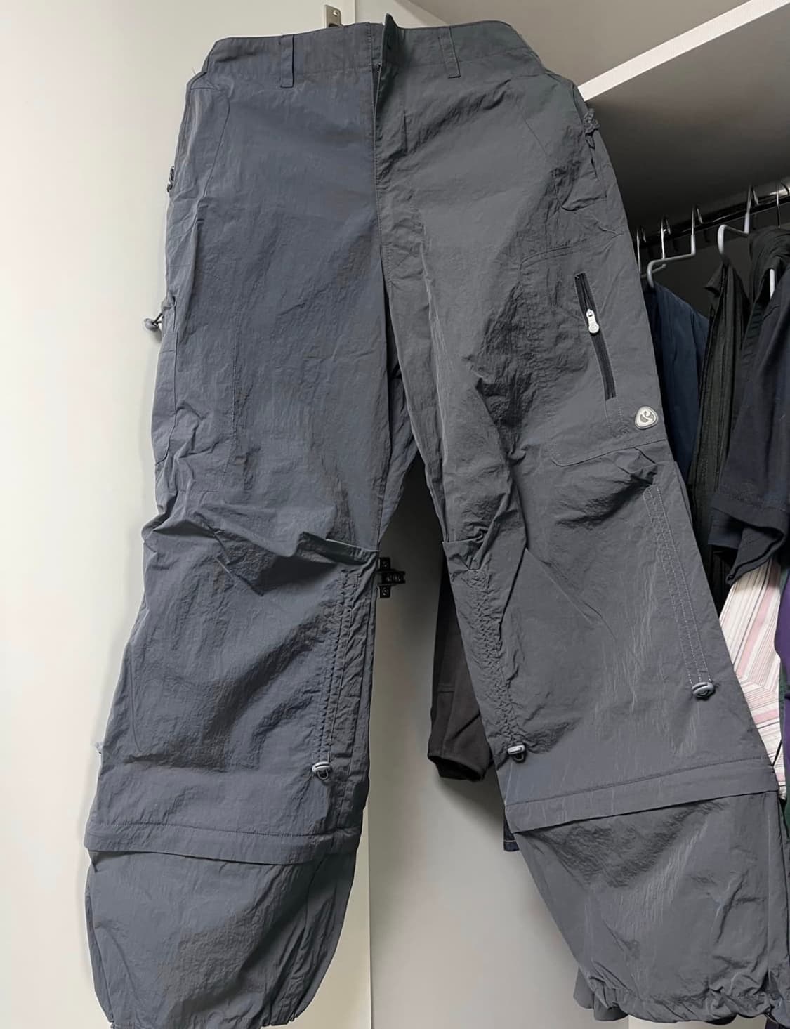 스마트어반유즈풀 코이세이오 레이스스트링팬츠 그레이 상품이미지2