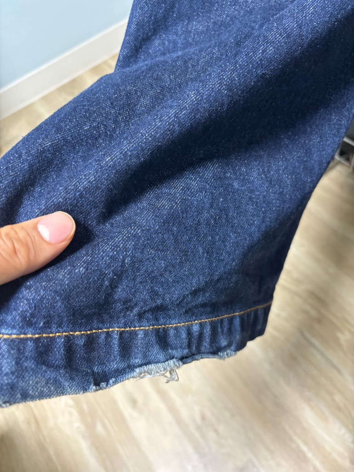 9999 아카이브 더블니 데님팬츠 상품이미지3