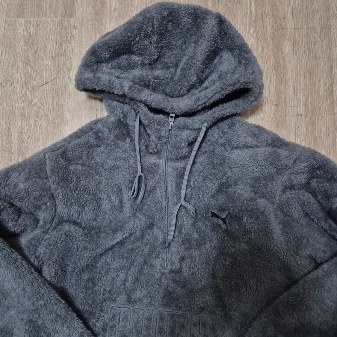 푸마 뽀글이 후드 후리스 플리스 반집업자켓 M(95) 상품이미지2