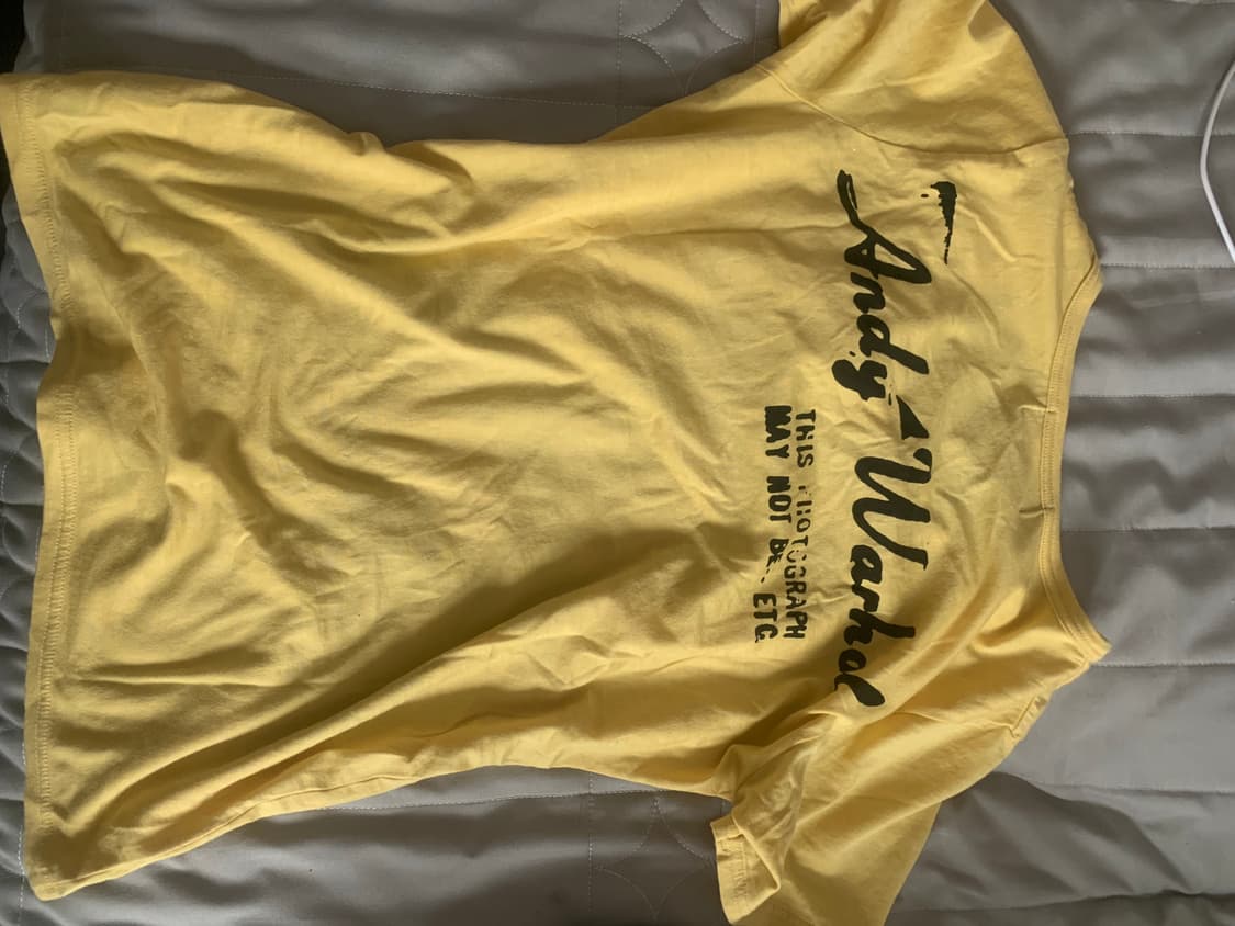 히스테릭글래머 앤디워홀 반팔 티셔츠 상품이미지2