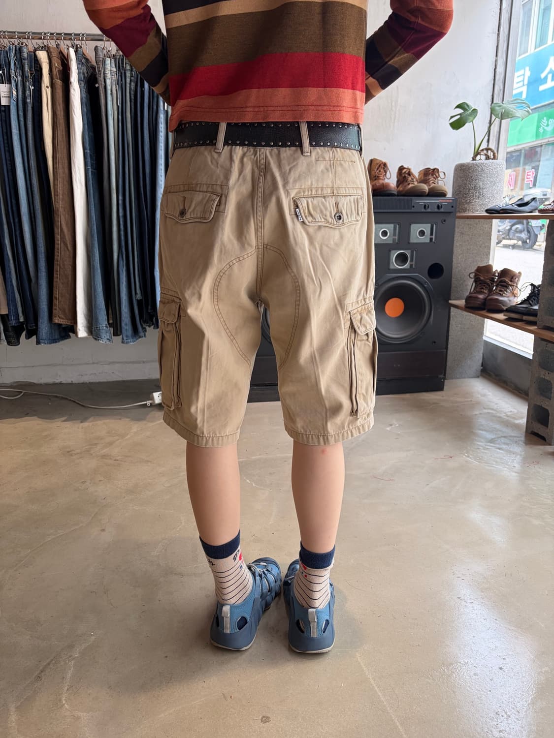 30) Levi's 플랩 포켓 절개 카고 쇼츠 상품이미지5