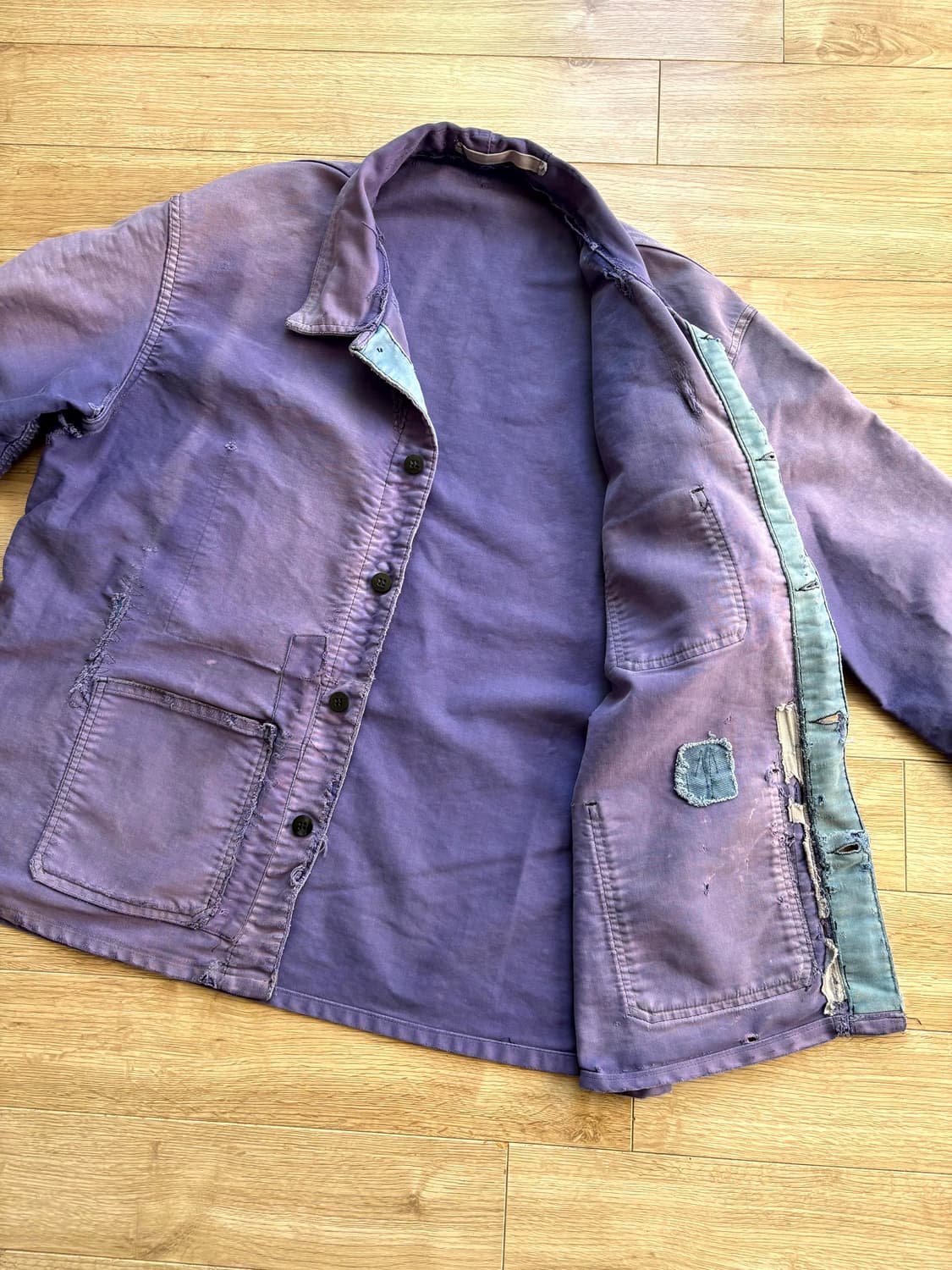 Rare 60~70's 빈티지 프렌치 워크 자켓 105 상품이미지8