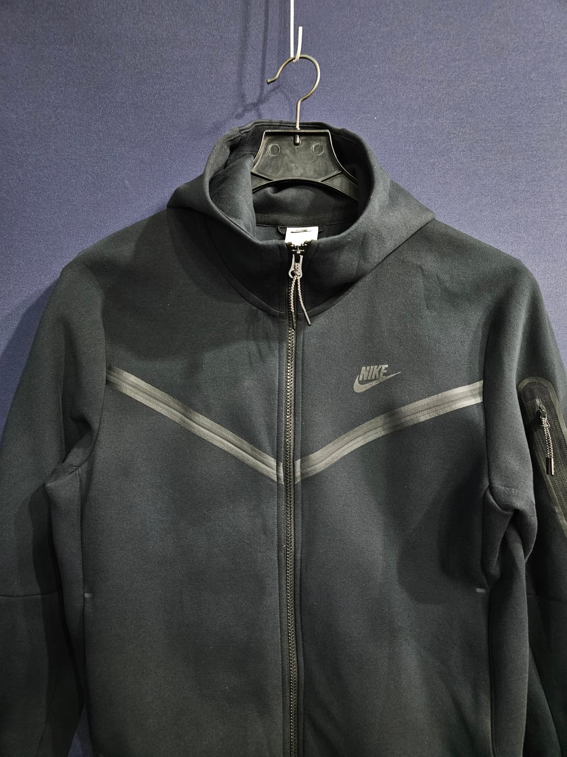 나이키 차콜컬러 남성 슬림핏 100 후드집업  상품이미지7